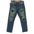 アベイシングエイプ A BATHING APE 1999 TYPE-02 DAMAGED DENIM PANTS 星刺繍 ダメージ デニム パンツ メンズ JPN:M