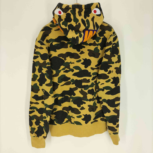アベイシングエイプ A BATHING APE SHARK PULLOVER HOODIE カモ柄 シャーク プルオーバー パーカー メンズ JPN:L