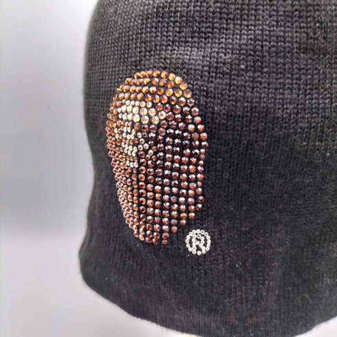 アベイシングエイプ A BATHING APE 12SS logo knit beanie ロゴ ビーニー ニット キャップ メンズ