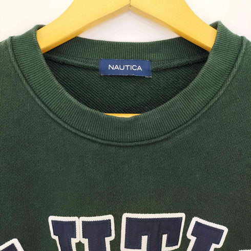 ノーティカ NAUTICA Arch Logo Crewneck Sweatshirt アーチロゴ クルーネック スウェット メンズ import:M