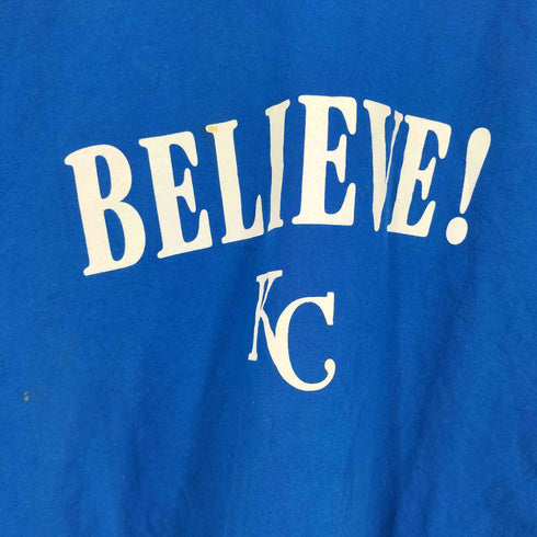 フルーツオブザルーム FRUIT OF THE LOOM 00s BELIEVE KC プリント クルーネックTシャツ メンズ import:XL