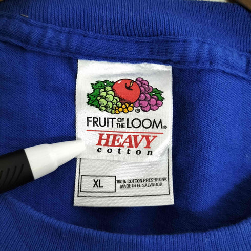 フルーツオブザルーム FRUIT OF THE LOOM 00s BELIEVE KC プリント クルーネックTシャツ メンズ import:XL