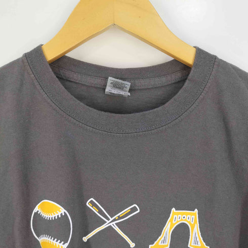 ギルダン GILDAN MLB マルチロゴ プリント クルーネックTシャツ メンズ import:XL