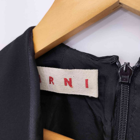 マルニ MARNI 2ポケ バックジップ ミディ丈 ワンピース レディース EUR:40