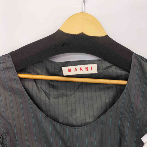 マルニ MARNI フロントデザイン ストライプワンピース レディース EUR:40