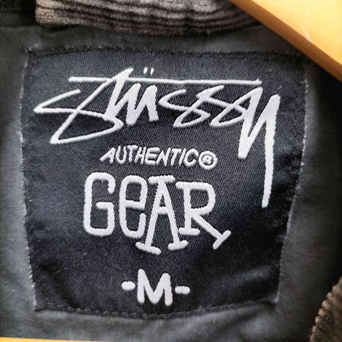 ステューシー Stussy 90-00S GEARタグ コーデュロイ カモ ミリタリージャケット メンズ import:M
