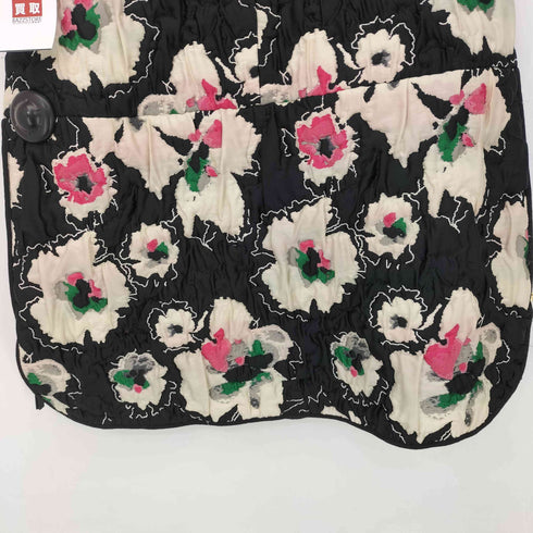 マルニ MARNI 14AW コレクション フラワージャガード サイドダブルジップ スカート レディース 40
