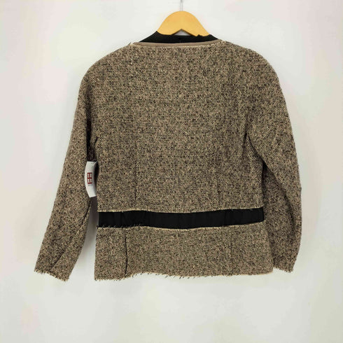 マルニ MARNI ウールモヘア ツイード スナップジャケット レディース EUR:40