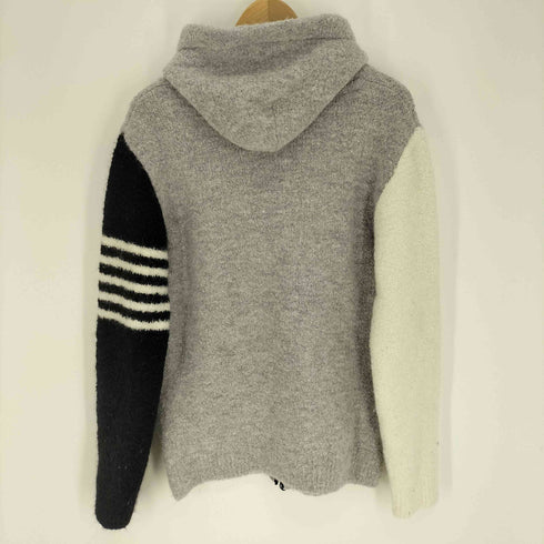 PMDS PREMIUM MOOD DENIM SUPERIOR 英国製 ウール混 ニット ジップアップ パーカー メンズ import:L