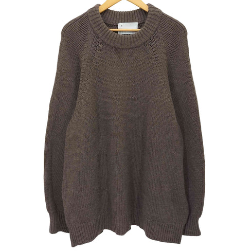 ヴォアーブ VOAAOV LOW GAUGE SUPER FINE MERINO WOOL CREW NECK KNIT メンズ 2