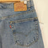 リーバイス Levis 550 RELAXED JEANS-MEDIUM STONE WASH ジップアップ 5ポケット テーパード デニム パンツ 2002年製 メンズ W:36 L:34