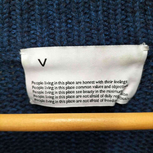 ヴォアーブ VOAAOV LOW GAUGE SUPER FINE MERINO WOOL CREW NECK KNIT メンズ 2