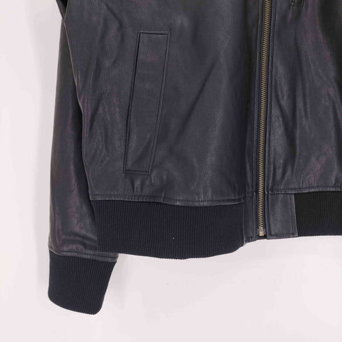ジーユー GU レザー タッチ ブルゾン ジャケット レディース JPN:XL