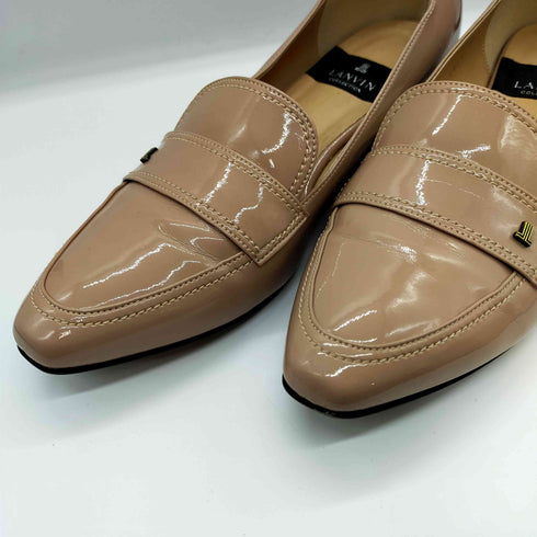 ランバンコレクション LANVIN COLLECTION All Weather Loafer Pump オールウェザー エナメル ローファー パンプス レディース JPN:23.5