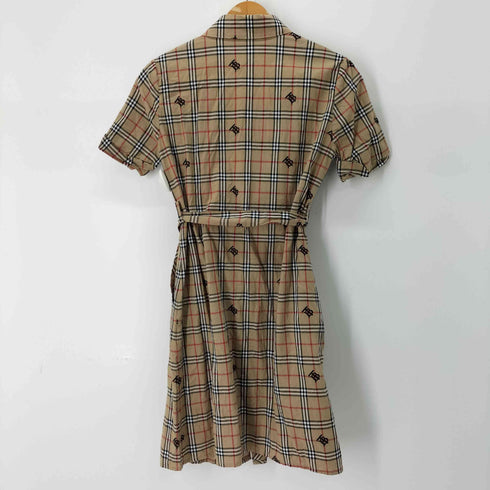 バーバリー BURBERRY ノバチェック s/s シャツワンピース レディース 38