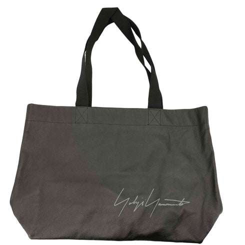 ヨウジヤマモト Yohji Yamamoto SIGNATURE LEATHER MINI TOTE BAG メンズ