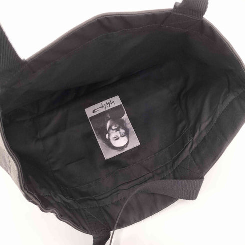 ヨウジヤマモト Yohji Yamamoto SIGNATURE LEATHER MINI TOTE BAG メンズ