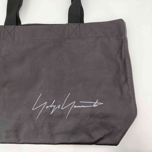 ヨウジヤマモト Yohji Yamamoto SIGNATURE LEATHER MINI TOTE BAG メンズ
