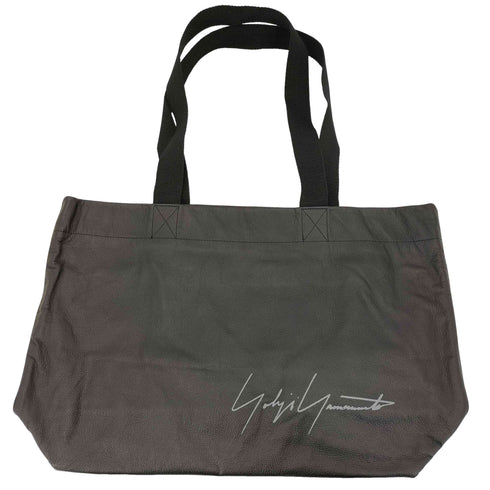 ヨウジヤマモト Yohji Yamamoto SIGNATURE LEATHER MINI TOTE BAG メンズ