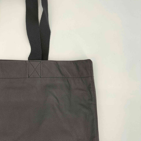 ヨウジヤマモト Yohji Yamamoto SIGNATURE LEATHER MINI TOTE BAG メンズ
