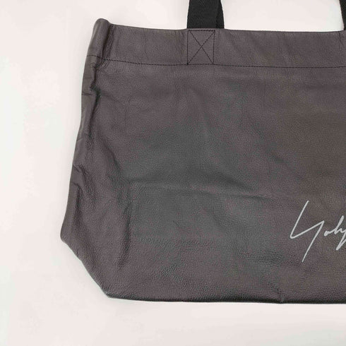 ヨウジヤマモト Yohji Yamamoto SIGNATURE LEATHER MINI TOTE BAG メンズ