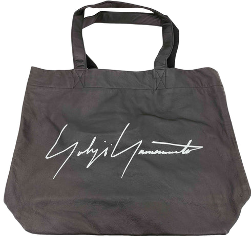 ヨウジヤマモト Yohji Yamamoto NOVELTY COW LEATHER TOTE BAG メンズ