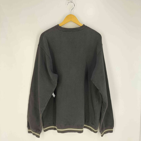 ステューシー Stussy 90-00s 紺タグ ショーンフォト ロゴ刺繍 クルーネックスウェット メンズ import:XL