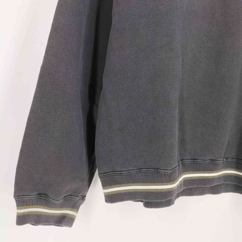 ステューシー Stussy 90-00s 紺タグ ショーンフォト ロゴ刺繍 クルーネックスウェット メンズ import:XL