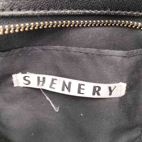 シーナリー SHENERY フェイクレザーショルダーバッグ レディース