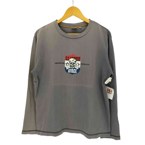 アヴィレックス AVIREX スカルプリント L/S 長袖 メンズ import:XL