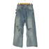 ジエダ Jieda 23SS DAMAGE ONE TUCK WIDE STRAIGHT DENIM ダメージ バギーデニム メンズ JPN:1