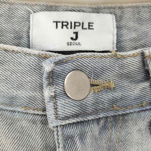 TRIPLE J ダメージ バギーデニム メンズ JPN:S