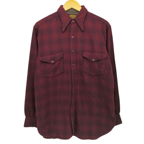 ペンドルトン PENDLETON 30S~40S ウールL/S シャツ メンズ