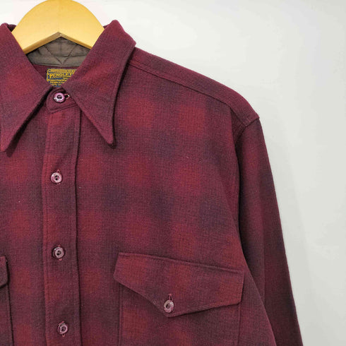 ペンドルトン PENDLETON 30S~40S ウールL/S シャツ メンズ