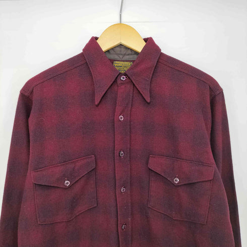 ペンドルトン PENDLETON 30S~40S ウールL/S シャツ メンズ