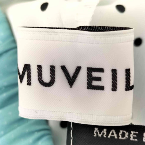 ミュベール MUVEIL ドット柄 シアースカート レディース