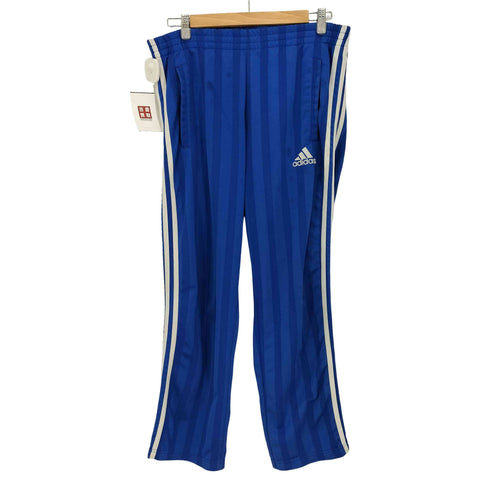 アディダス adidas 90s 00s 万国旗タグ パフォーマンスロゴ 裾ジップ 3ストライプ トラックパンツ メンズ M