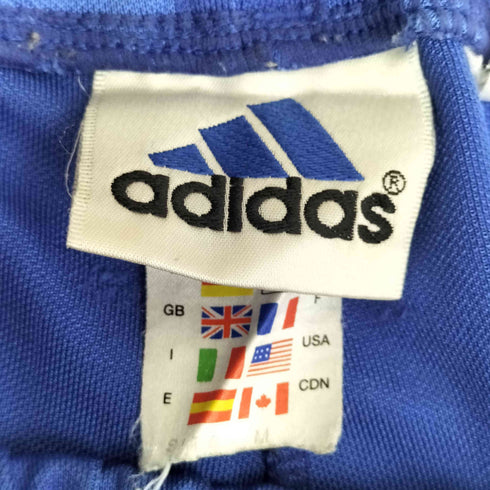 アディダス adidas 90s 00s 万国旗タグ パフォーマンスロゴ 裾ジップ 3ストライプ トラックパンツ メンズ M