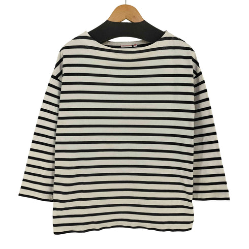 ドレステリア DRESSTERIOR ボートネックボーダーカットソー バスクシャツ レディース JPN:38