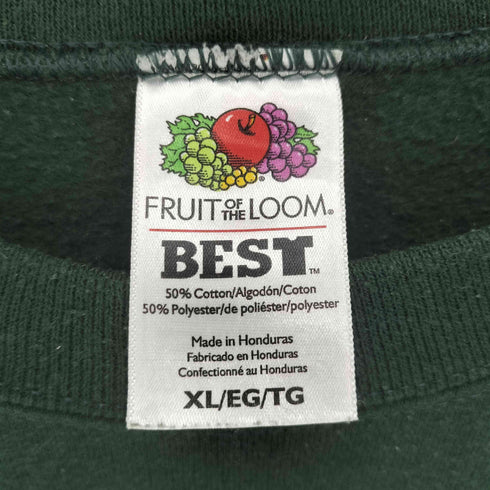 フルーツオブザルーム FRUIT OF THE LOOM 90S BEST NFL バスケットボール チーム キャラクター 刺繍 コットン ポリ クルーネック スウェット メンズ import:XL