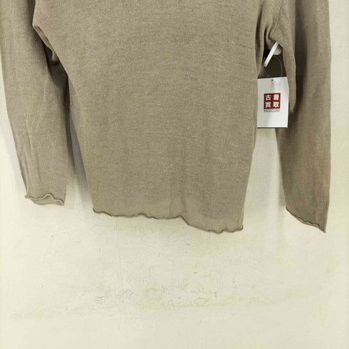 エヴァムエヴァ evam eva linen Vネック プルオーバー レディース 2