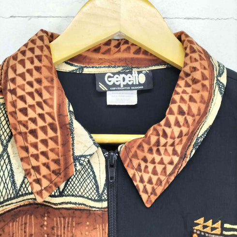 GEPETTO 総柄ジップジャケット メンズ JPN:XL