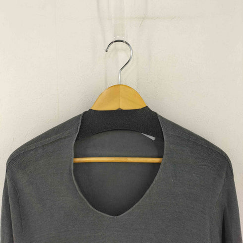 エヴァムエヴァ evam eva linen Vネック プルオーバー レディース 2