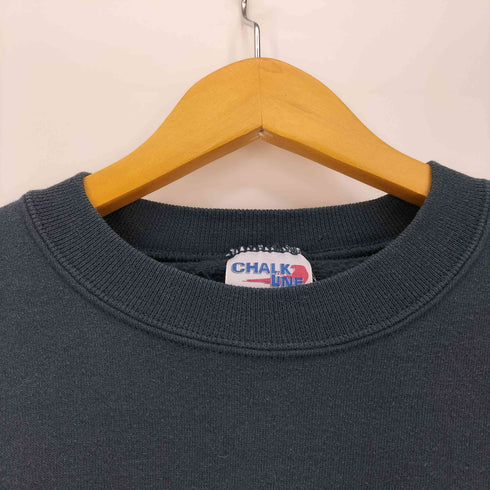 チョークライン Chalk Line 90S whatever... キャラクター プリント 裏起毛 スウェット メンズ import:L