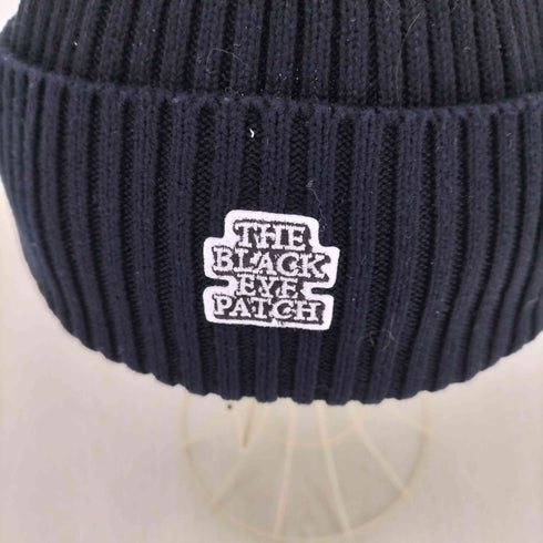 ザブラックアイパッチ THE BLACK EYE PATCH ロゴ刺繍ビーニー メンズ