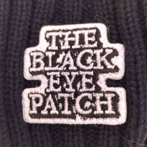 ザブラックアイパッチ THE BLACK EYE PATCH ロゴ刺繍ビーニー メンズ