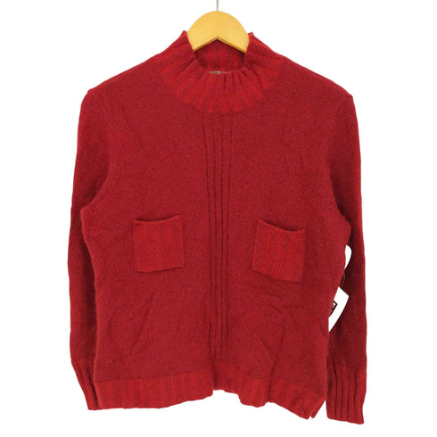 バイスベルサ VICE VERSA カシミヤ100 ポケットモックネックニット レディース 38