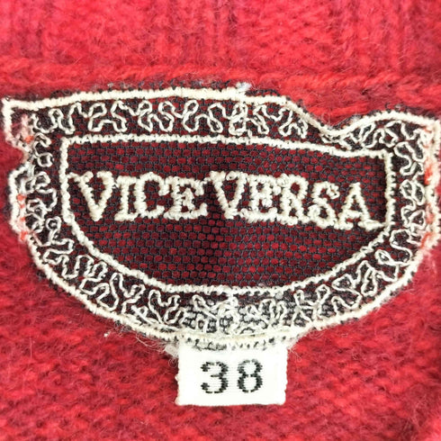 バイスベルサ VICE VERSA カシミヤ100 ポケットモックネックニット レディース 38