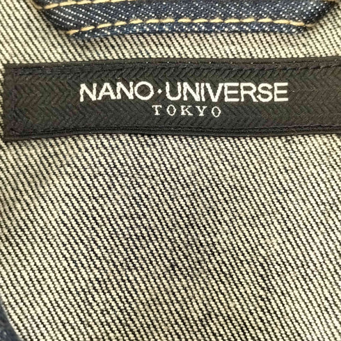 ナノユニバース NANO universe デニムトラッカージャケット メンズ JPN:S