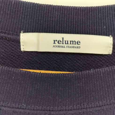 ジャーナルスタンダードレリューム JOURNAL STANDARD relume 23SS NEVADA ロゴ スウェット レディース FREE